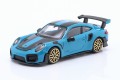 30388Bu Porsche 911 GT2 RS 2018 Blue / Black Bburago 1:43
