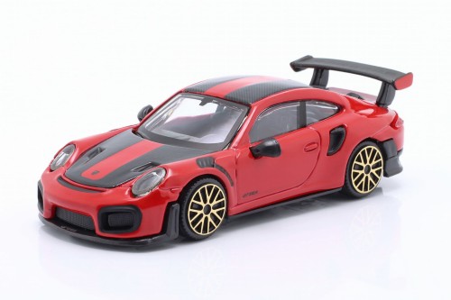 30388 Porsche 911 GT2 RS 2018 Red / Black Bburago 1:43