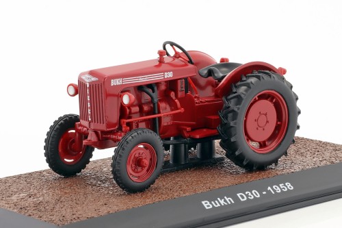 7517010 Bukh D30 Traktor Tractor 1958 Red Atlas 1:32