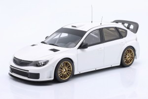 Subaru Impreza WRC with Customized Parts 2008 Prodrive Factory Setting White Otto Mobile 1:18