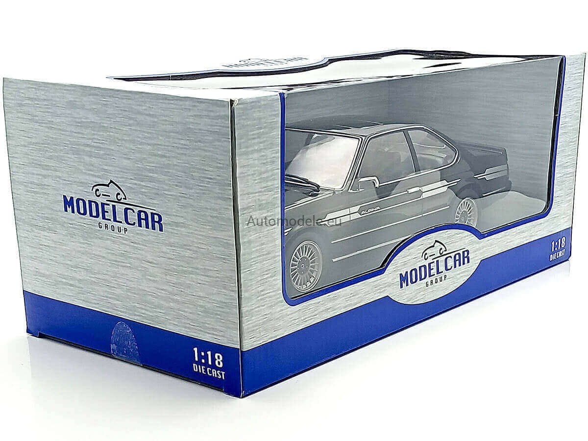 1980 BMW Alpina B7 Turbo (E24) Noir Décoré 1:18 MC Group 18235