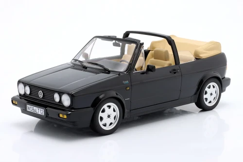 188568 Volkswagen VW Golf I 1 Cabriolet 1992 Black Norev 1:18