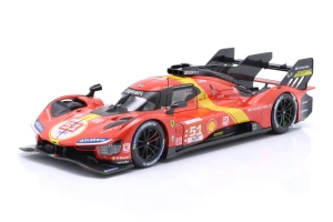 Ferrari 499P #51 LMH FIA Winner 24h Le Mans Hypercar 2023 Pier Guidi, Calado, Giovinazzi Bburago 1:24