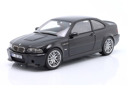 183017 BMW M3 E46 CSL Coupe 2003 Sapphire Black Norev 1:18