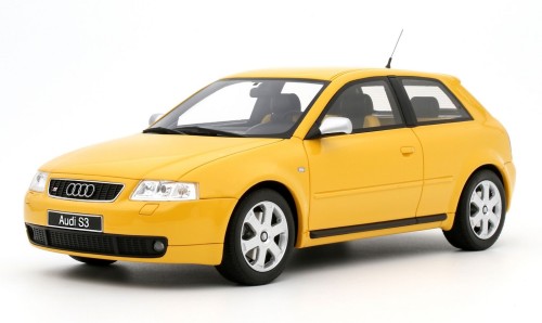 OT1080 Audi S3 (8L) 1999 Imola Yellow Otto Mobile 1:18