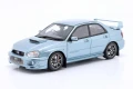 OT1114 Subaru Impreza WRX Sti WR1 P. Solberg Edition 2003 Ice Blue Metallic Otto Mobile 1:18