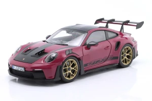 Porsche 911 (992) GT3 RS Weissach Package 2022 Ruby Star Norev 1:18