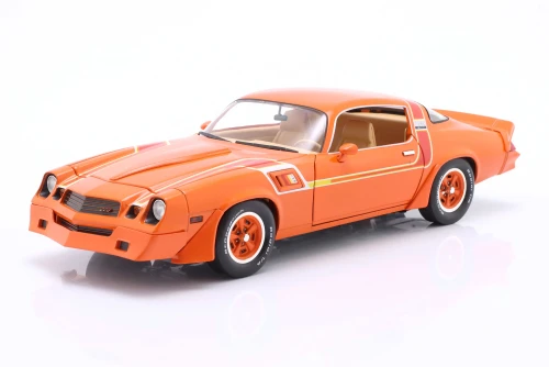 13658 Chevrolet Camaro Z28 Hugger General Motors Special 1980 Orange Greenlight 1:18