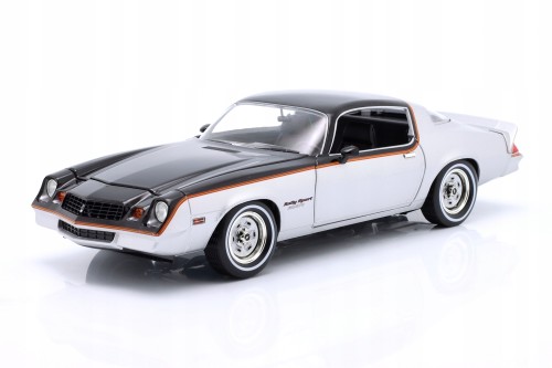 13665 Chevrolet Camaro Rally Sport 1979 Silver / Black Greenlight 1:18
