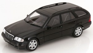 Mercedes-Benz C-Class C200 T-Modell (W202) Kombi 1997 Obsidian Black Norev 1:18 - Limited Edition
