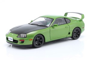 Toyota Supra MK4 (A80) 1993 Green Black Solido Works 1:18