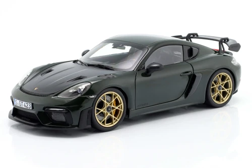 187250 Porsche Cayman GT4 RS Weissach Package 2023 Brewster Green Norev 1:18