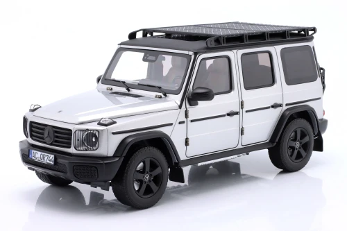 183030 Mercedes-Benz G-Class G500 Professional Line W465 2024 Iridium Silver Norev 1:18