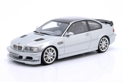 OT1128 BMW M3 E46 GTR Street Coupe 2001 Titan Silver Metallic Otto Mobile 1:18
