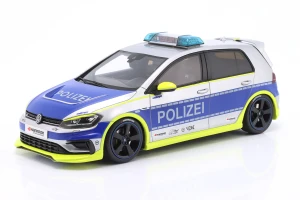 Volkswagen VW Golf 7 VII R Oettinger Polizei 2018 Blue / Silver Otto Mobile 1:18