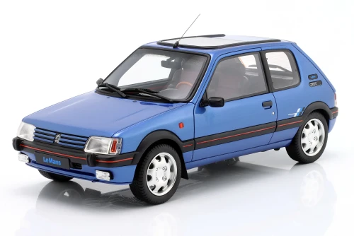 OT1153 Peugeot 205 1.9 GTI Le Mans 1991 Miami Blue Otto Mobile 1:18