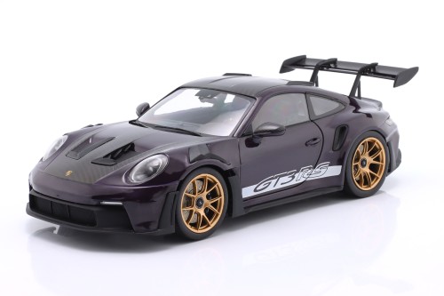 S1812103 Porsche 911 (992) GT3 RS Weissach Package 2024 Viola Metallic Solido 1:18