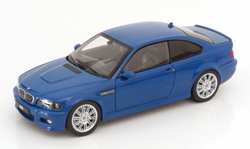 183001 BMW M3 E46 CSL Coupe 2003 Laguna Seca Blue Norev 1:18 - Limited Edition 1000 pcs.