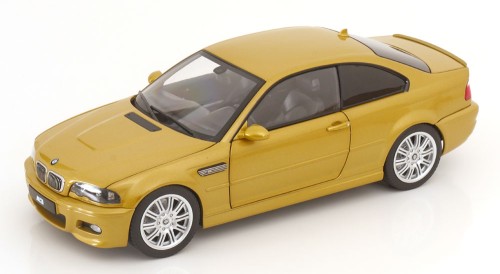 183000 BMW M3 (E46) CSL Coupe 2000 Phoenix Yellow Norev 1:18 - Limited Edition 1000 pcs.