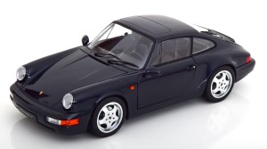 Porsche 911 (964) Carrera 4 Coupe 1990 Midnight Blue Metallic Norev 1:18 - Limited Edition 1000 pcs.