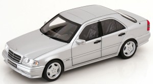 Mercedes-Benz C36 AMG W202 1993 Brillant Silver Norev 1:18 - Limited Edition 1000 pcs. 