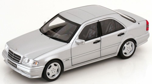 183380 Mercedes-Benz C36 AMG W202 1993 Brillant Silver Norev 1:18 - Limited Edition 1000 pcs.