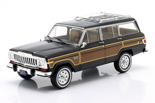 WB124260 Jeep Grand Wagoneer 1981 Black WhiteBox 1:24