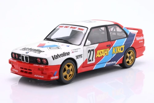 S1801529 BMW E30 M3 #27 Japan Grand Touring Car Championship JTCC 1986 Kawamoto / Reid Solido 1:18