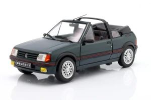 Peugeot 205 CTi 1.6 Cabriolet 1986 Dark Green Metallic Solido 1:18
