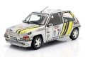 S1810005 Renault 5 GT Turbo #17 8th Rallye Tour de Corse 1989 Oreille, Thimonier Solido 1:18