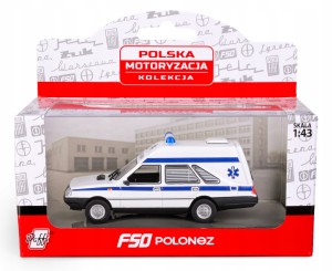 FSO Polonez Cargo Caro Ambulans Karetka Pogotowie Daffi 1:43 - Kolekcja PRL