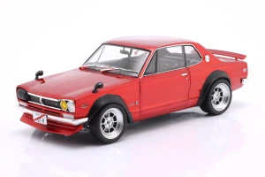 Nissan Skyline (C10) Hakosuka 1970 Red Metallic Solido Works 1:18