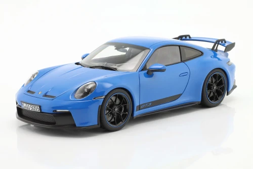 187309 Porsche 911 (992) GT3 Coupe 2021 Shark Blue Norev 1:18 - Limited Edition 504 pcs
