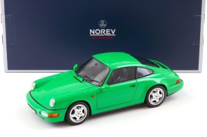 Porsche 911 (964) Carrera 4 Coupe 1990 Signal Green Norev 1:18 - Limited Edition 504 pcs.