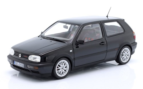 188415 Volkswagen VW Golf III 3 GTi 20th Anniversary Edition 1996 Black Metallic Norev 1:18