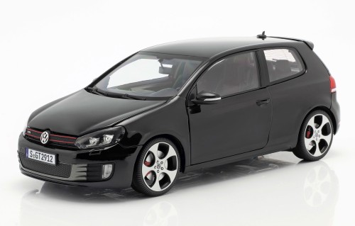 188502 Volkswagen VW Golf 6 VI GTi 2009 Black Norev 1:18