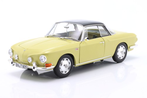 188647 Volkswagen VW Karmann Ghia 1500 Typ 34 1961 Manila Yellow Norev 1:18
