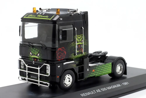 G1470006 Renault AE 500 Magnum Truck Green Mamba 1991 Hachette 1:43