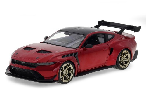 31468Rd Ford Mustang GTD 5.2L V8 Coupe 2025 Red Metallic Maisto 1:18