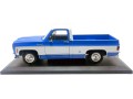 31467B Chevrolet C10 Cheyenne Super Pick-Up 1974 Blue / White Maisto 1:18