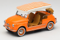 187791 Fiat 500 Jolly 1965 Orange Norev 1:18
