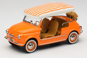 Fiat 500 Jolly 1965 Orange Norev 1:18