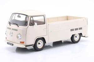 Volkswagen VW T2 Pick-Up Porsche Racing Service 1968 White Solido 1:18