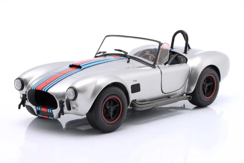 S1804913 Shelby Cobra 427 MKII MK2 M-Racing 1965 Silver Solido Works 1:18