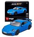 25134 Porsche 911 (992) GT3 2022 Blue - Model do Składania Złożenia Bburago KIT 1:24