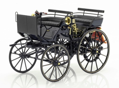 183700 Mercedes-Benz Daimler Motorkutsche 1886 Dark Blue HQ Norev 1:18