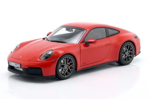 187171 Porsche 911 (992) Carrera 4 GTS 2025 Guards Red Norev 1:18