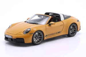 Porsche 911 (992) Targa 4 GTS 2025 Bahama Yellow Norev 1:18
