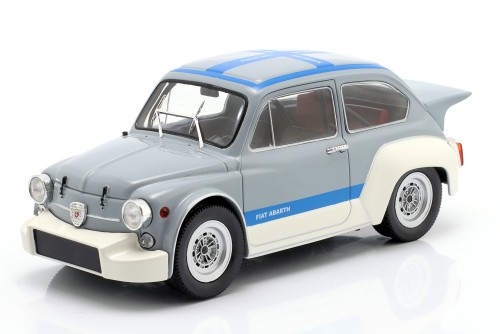WB124268 Fiat Abarth 1000 TCR Gr.2 1970 Grey / White WhiteBox 1:24