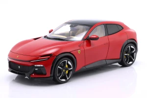 Ferrari Purosangue 2022 Corsa Red + Gablotka - Polistil 1:18